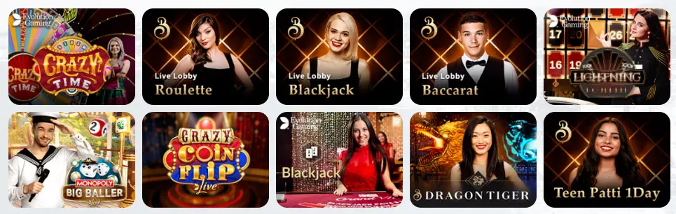 Giochi di casinò dal vivo HOT BET CASINO