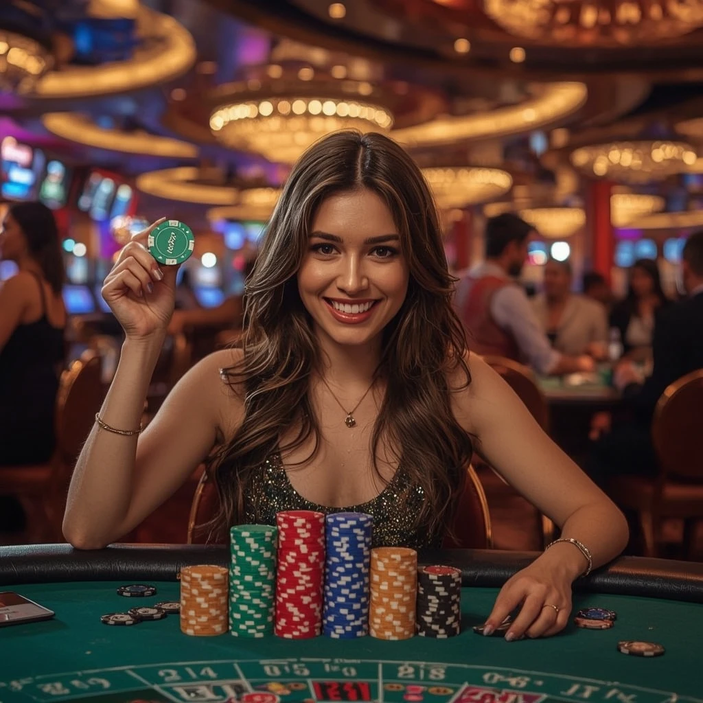 bonus nelle mani di un uomo al casinò Hot Bet
