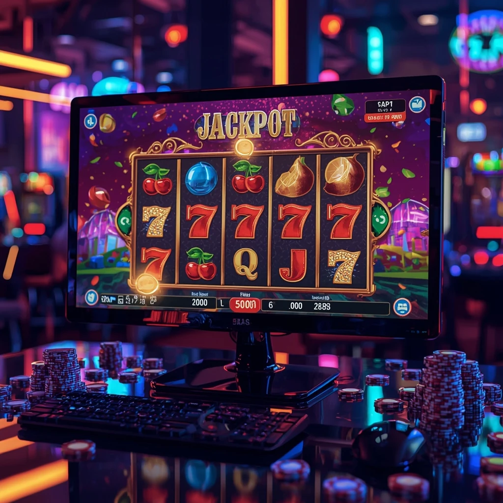 slot sul monitor HOT BET CASINO
